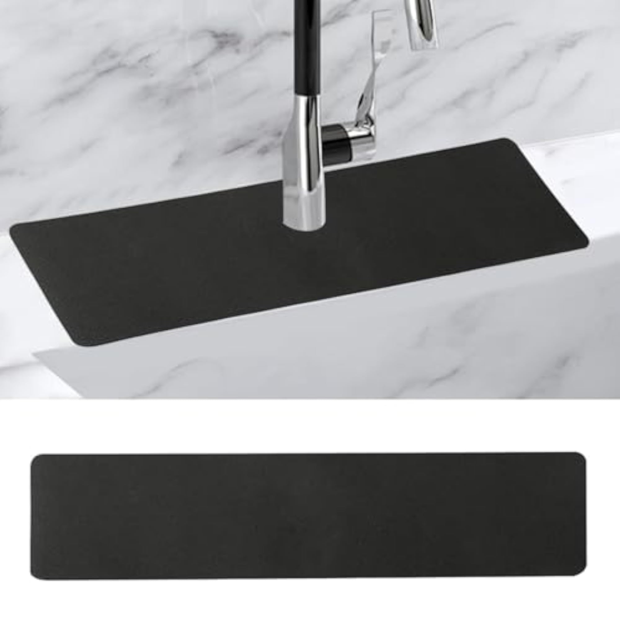 Kitchen Faucet Mat Reusable Sink Splash Guard